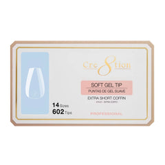 Cre8tion Soft Gel Tips - Coffin