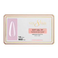 Cre8tion Soft Gel Tips - Stiletto