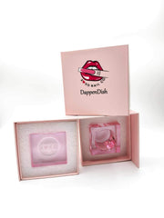 Pink Crystal Dappen Dish