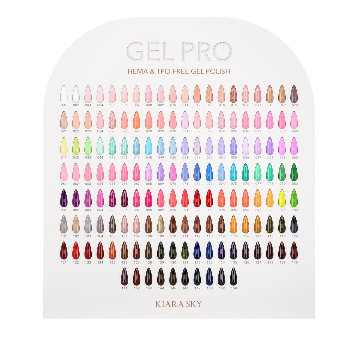 Kiara Sky Gel Pro Gel Polish HEMA-Free & TPO-Free