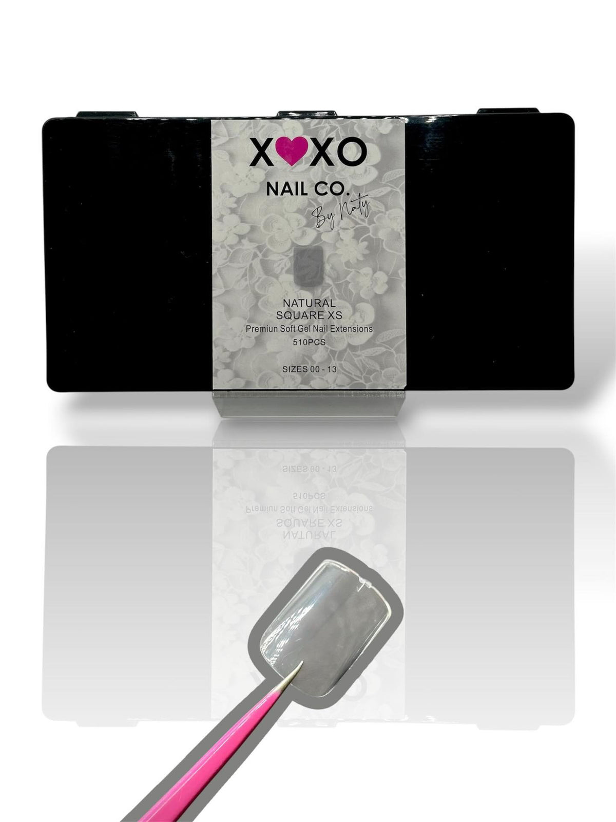XOXO Natural Square XS Soft Gel Tips