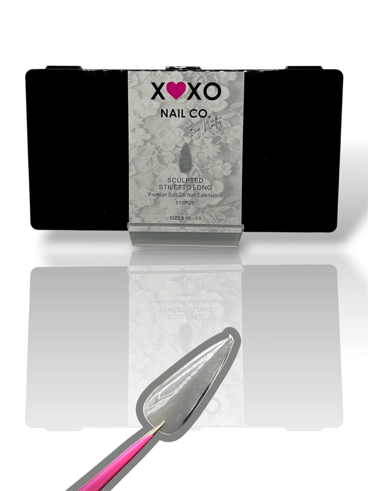 XOXO Sculpted Stiletto Long Soft Gel Tips